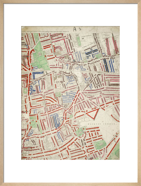 Descriptive map of London Poverty Section 9 1889