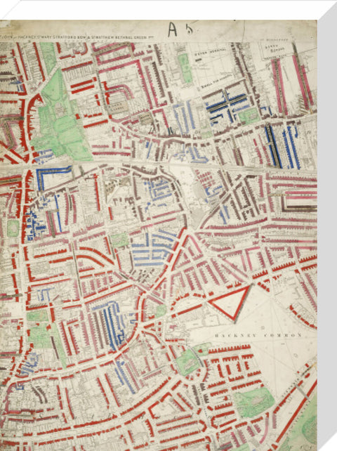 Descriptive map of London Poverty Section 9 1889