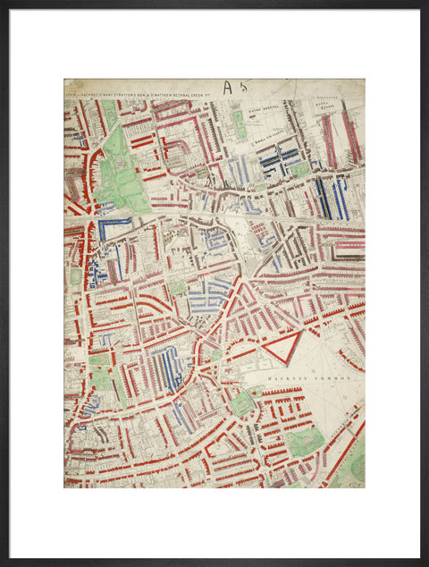 Descriptive map of London Poverty Section 9 1889