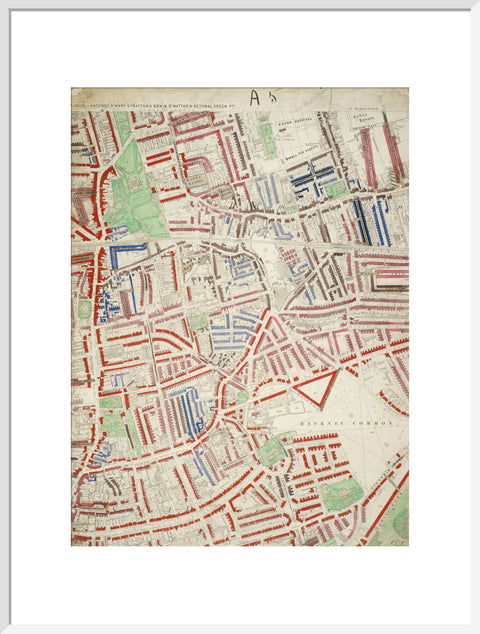 Descriptive map of London Poverty Section 9 1889
