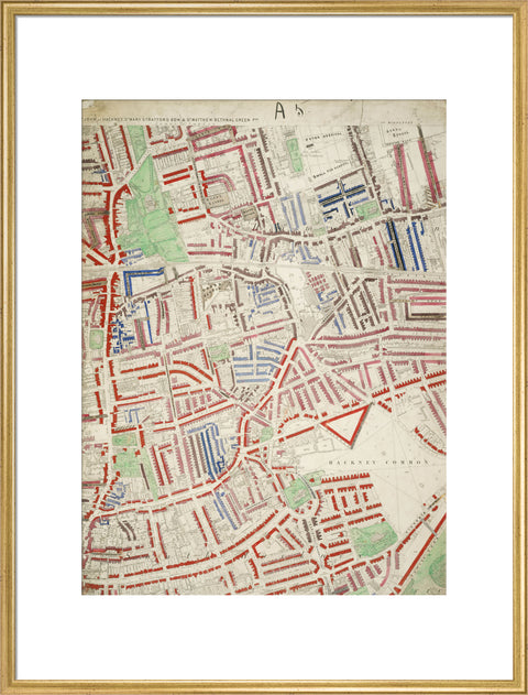 Descriptive map of London Poverty Section 9 1889