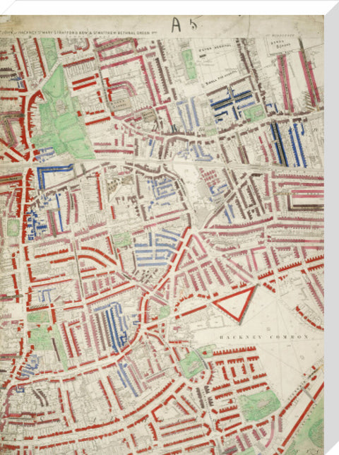 Descriptive map of London Poverty Section 9 1889