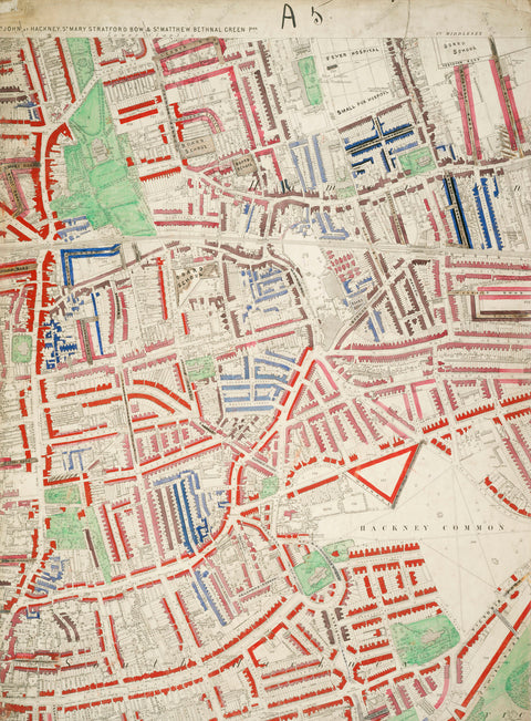 Descriptive map of London Poverty Section 9 1889