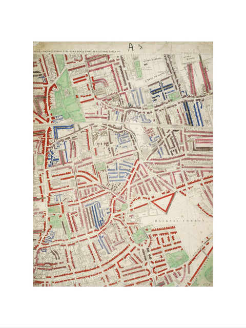 Descriptive map of London Poverty Section 9 1889