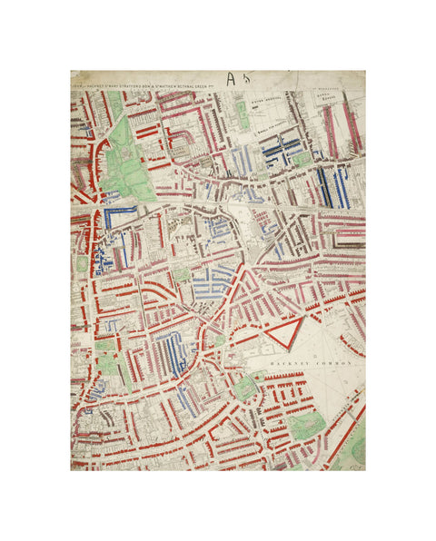 Descriptive map of London Poverty Section 9 1889