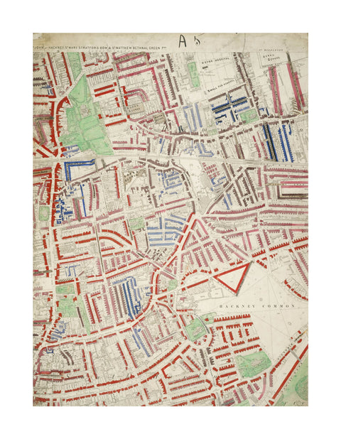 Descriptive map of London Poverty Section 9 1889