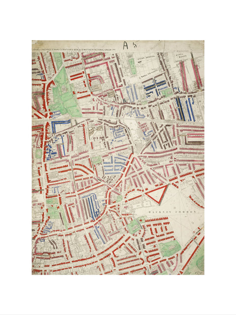 Descriptive map of London Poverty Section 9 1889