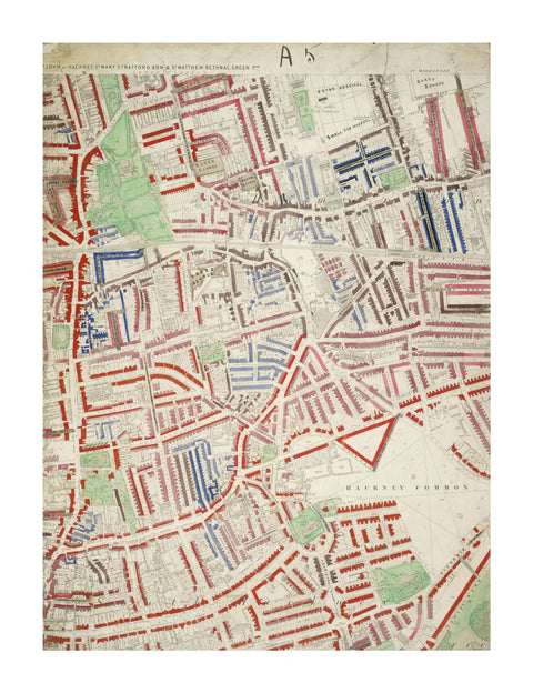 Descriptive map of London Poverty Section 9 1889