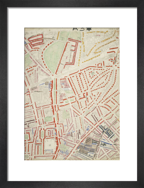 Descriptive map of London Poverty Section 6 1889