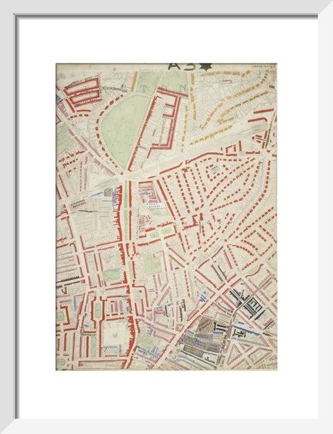 Descriptive map of London Poverty Section 6 1889