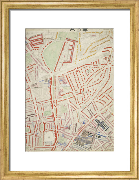Descriptive map of London Poverty Section 6 1889