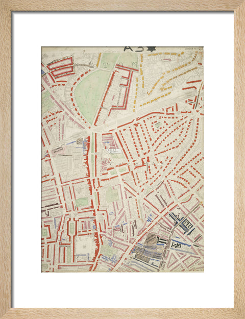 Descriptive map of London Poverty Section 6 1889