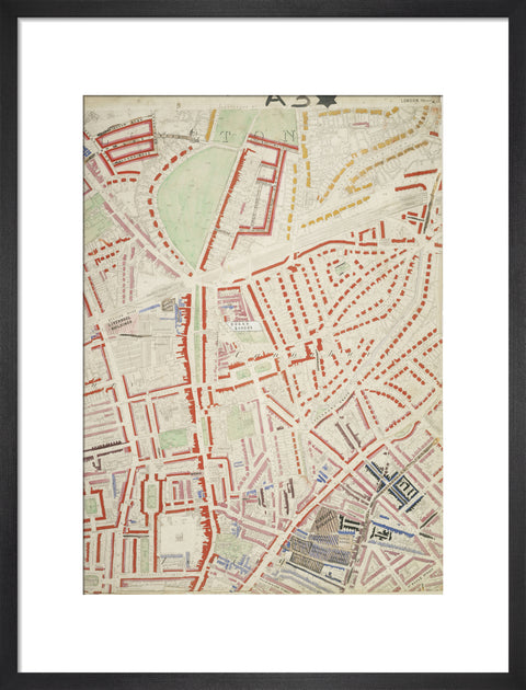 Descriptive map of London Poverty Section 6 1889