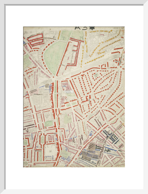 Descriptive map of London Poverty Section 6 1889