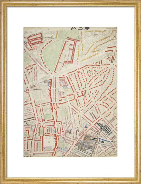 Descriptive map of London Poverty Section 6 1889
