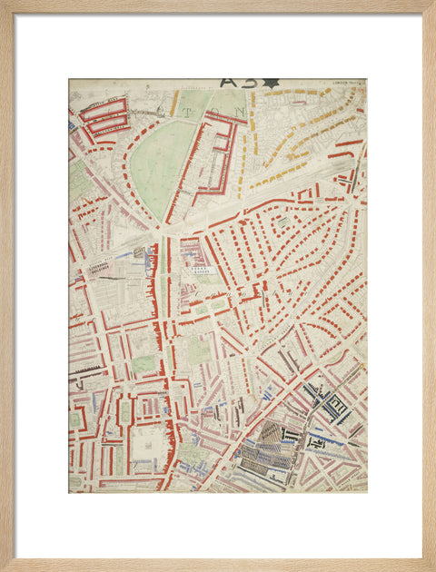 Descriptive map of London Poverty Section 6 1889