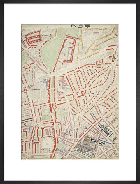 Descriptive map of London Poverty Section 6 1889