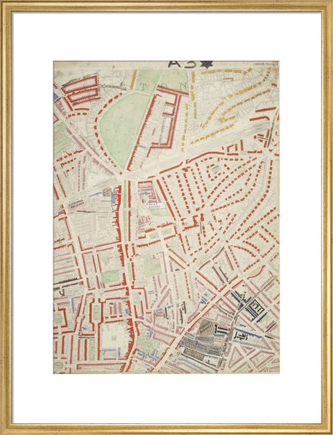 Descriptive map of London Poverty Section 6 1889
