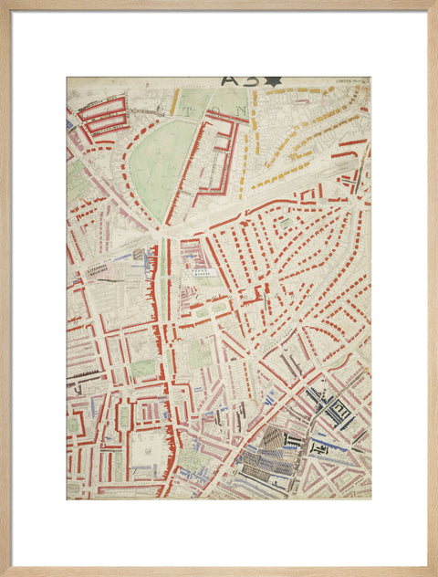 Descriptive map of London Poverty Section 6 1889