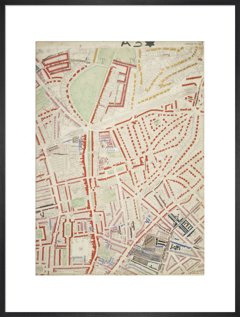 Descriptive map of London Poverty Section 6 1889