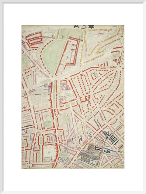 Descriptive map of London Poverty Section 6 1889