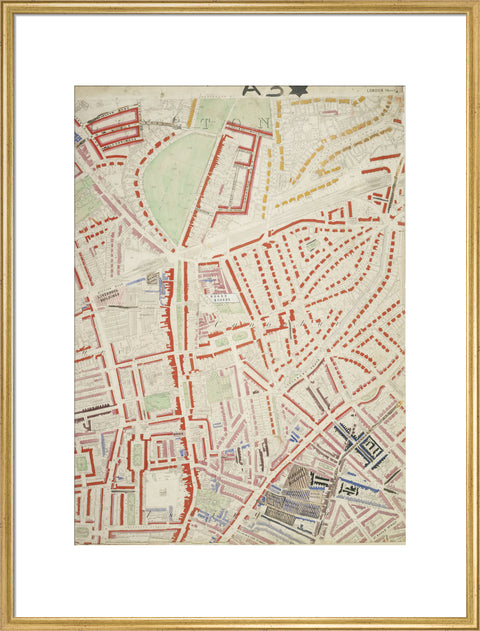 Descriptive map of London Poverty Section 6 1889
