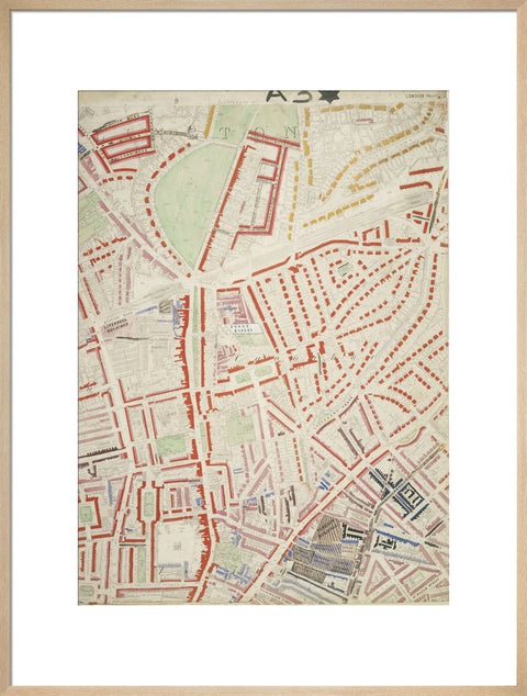 Descriptive map of London Poverty Section 6 1889
