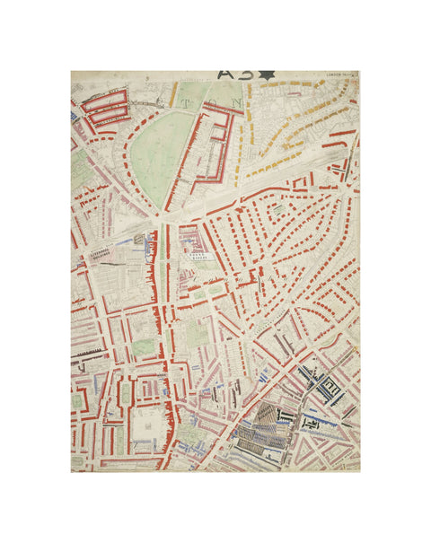 Descriptive map of London Poverty Section 6 1889