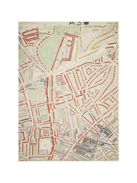 Descriptive map of London Poverty Section 6 1889