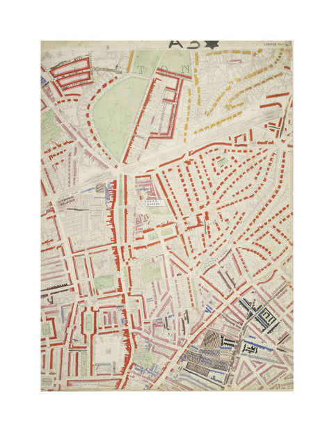 Descriptive map of London Poverty Section 6 1889