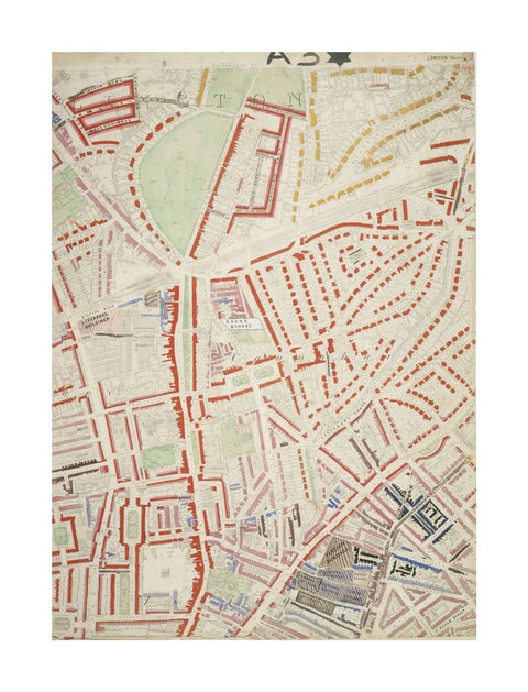Descriptive map of London Poverty Section 6 1889