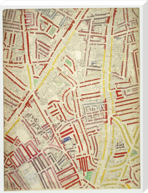 Descriptive map of London Poverty Section 55 1889