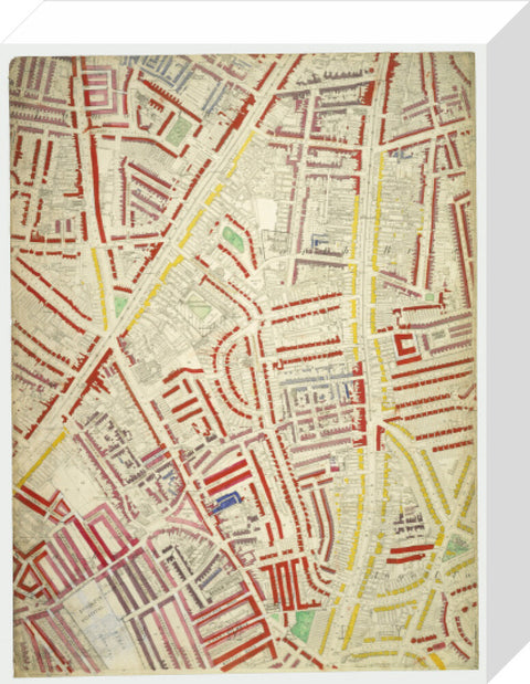 Descriptive map of London Poverty Section 55 1889