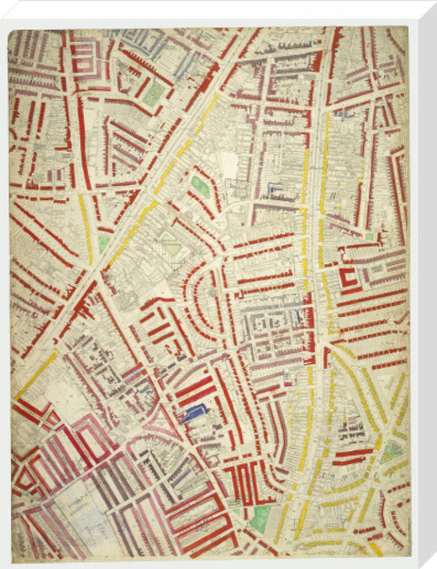 Descriptive map of London Poverty Section 55 1889