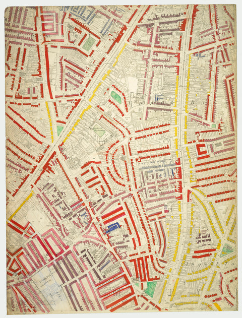 Descriptive map of London Poverty Section 55 1889