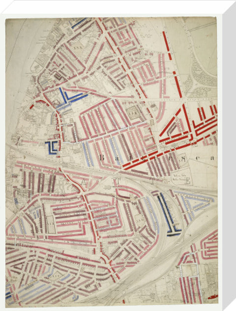 Descriptive map of London Poverty Section 52 1889