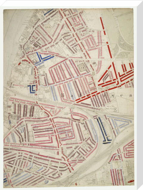 Descriptive map of London Poverty Section 52 1889