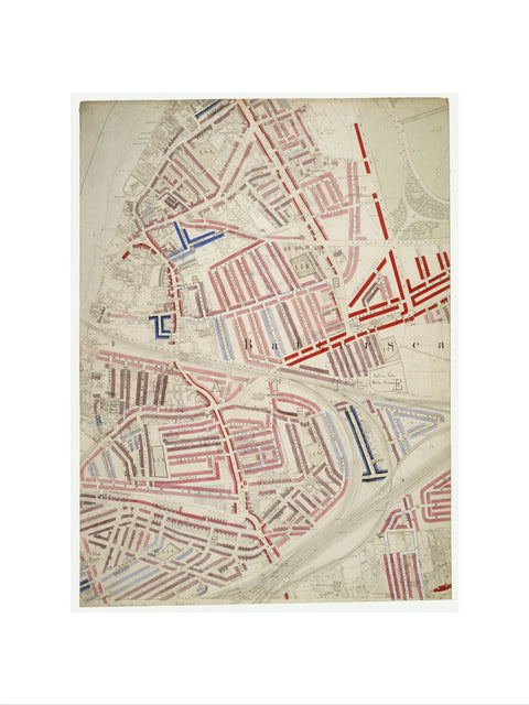 Descriptive map of London Poverty Section 52 1889