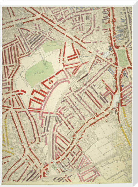 Descriptive map of London Poverty Section 56 1889