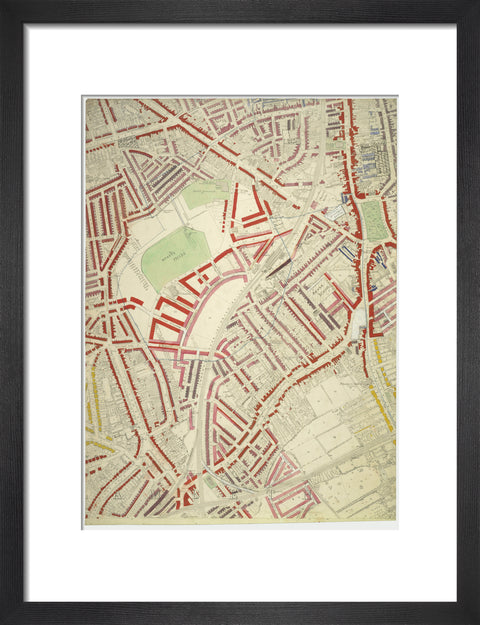 Descriptive map of London Poverty Section 56 1889