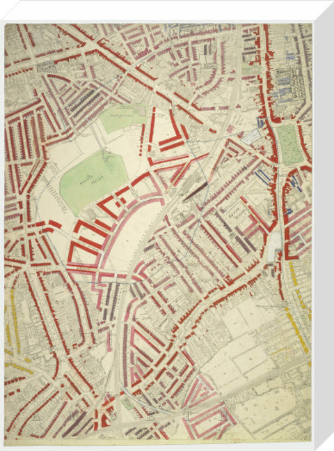Descriptive map of London Poverty Section 56 1889