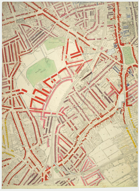 Descriptive map of London Poverty Section 56 1889
