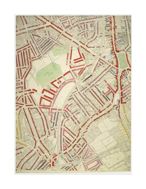 Descriptive map of London Poverty Section 56 1889