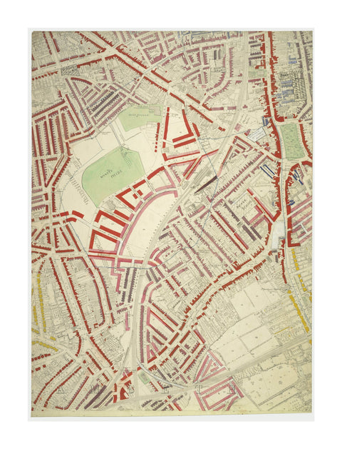 Descriptive map of London Poverty Section 56 1889