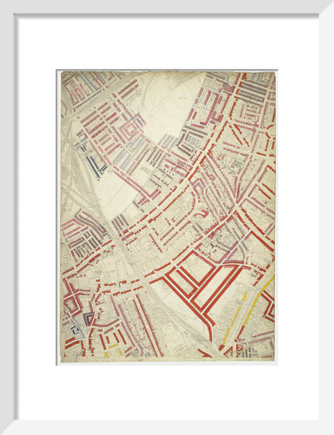 Descriptive map of London Poverty Section 54 1889