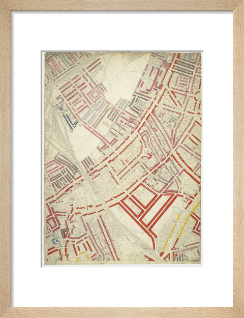 Descriptive map of London Poverty Section 54 1889