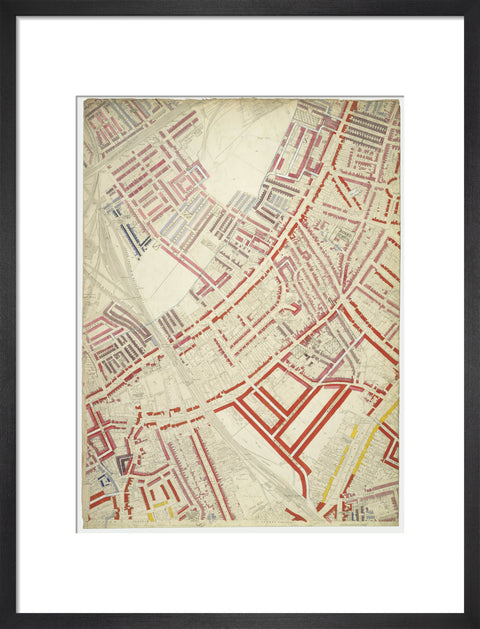 Descriptive map of London Poverty Section 54 1889