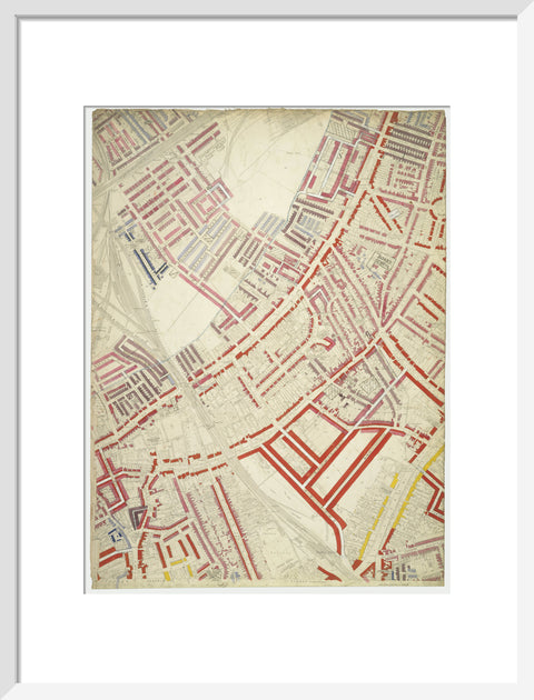 Descriptive map of London Poverty Section 54 1889