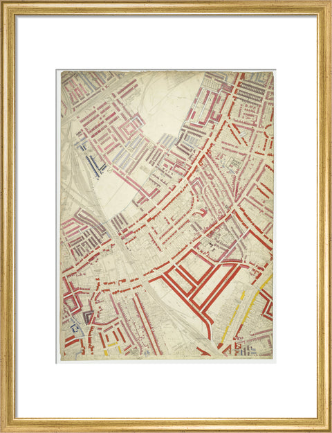 Descriptive map of London Poverty Section 54 1889