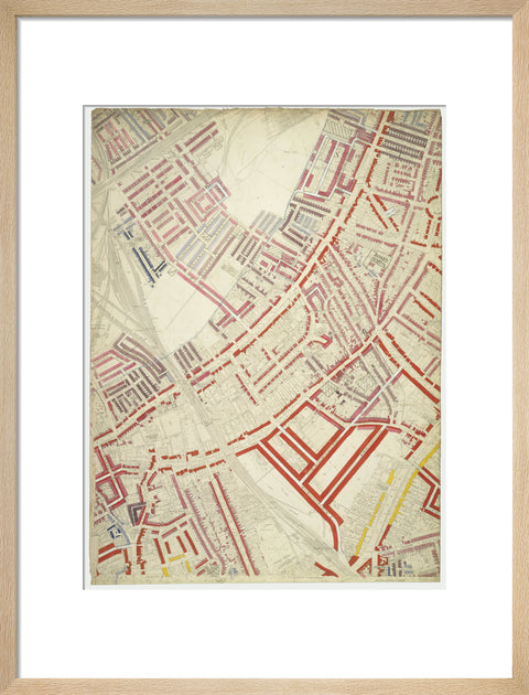 Descriptive map of London Poverty Section 54 1889